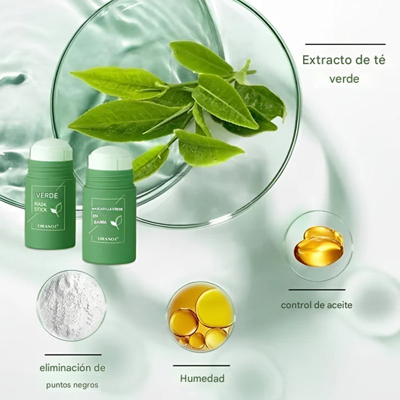 Mascarilla de té verde de limpieza profunda