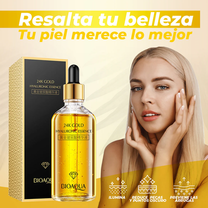 BIOAQUA ACIDO HIALURONICO CON ORO 24K + REGALO CAJA HILOS MAGICOS